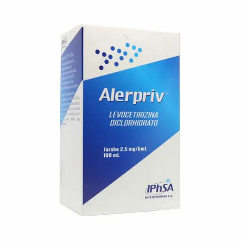 Alerpriv Levocetirizina 2,5/5mL Jarabe 100Ml - La Droguería