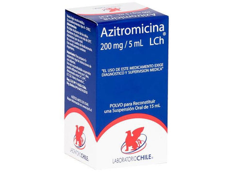 Azitromicina Suspensión Oral 200mg/5ml - La Droguería