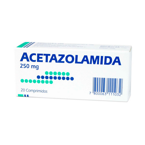 Acetazolamida Comprimidos 250mg - La Droguería