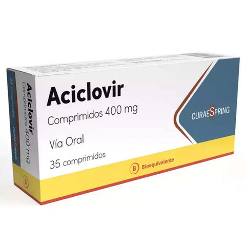 Aciclovir Comprimidos 400mg - La Droguería