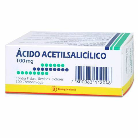 Ácido Acetilsalicílico Comprimidos 100mg - La Droguería