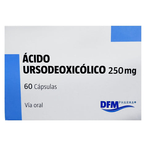 Ácido Ursodeoxicolico Cápsulas 250mg - La Droguería