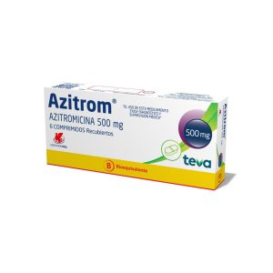 Azitrom Com.500Mg. 6 (Be) - La Droguería