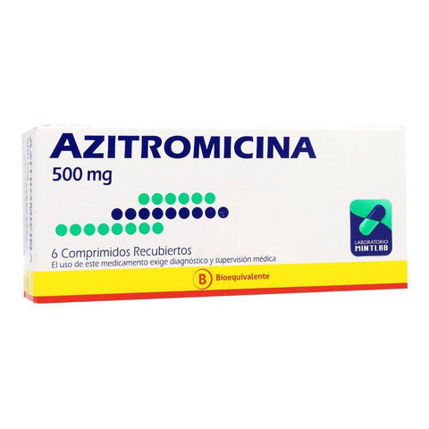 Azitromicina Comprimidos Recubiertos 500mg - La Droguería