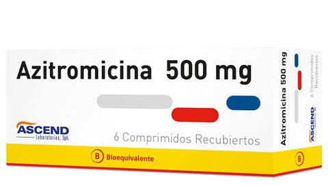 Azitromicina Comprimidos Recubiertos 500mg - La Droguería