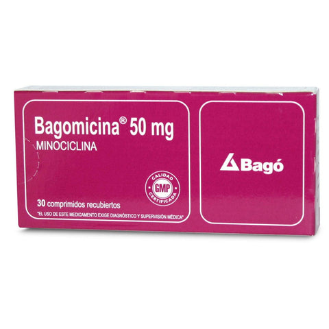 Bagomicina Comprimidos Recubiertos 50mg - La Droguería