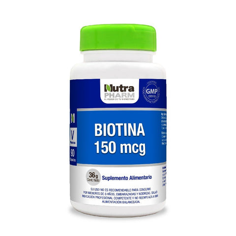 Biotina Cápsulas 150mcg - La Droguería