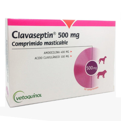 Clavaseptin Comprimidos Masticables 500mg - La Droguería