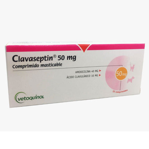 Clavaseptin Comprimidos Masticables 50mg - La Droguería