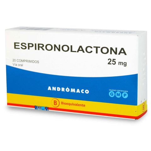 Espironolactona Comprimidos 25mg - La Droguería