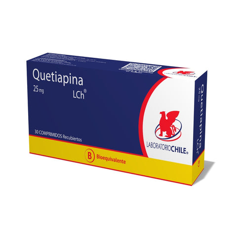 Quetiapina Comprimidos Recubiertos 25mg - La Droguería