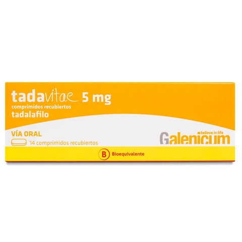 Tadavitae Comprimidos Recubiertos 5mg - La Droguería