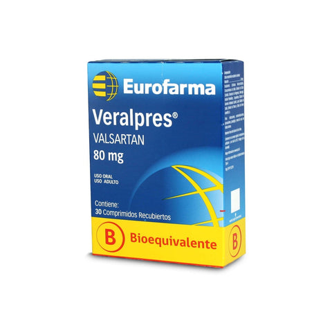 Veralpres Comprimidos Recubiertos 80mg - La Droguería